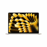 Apple MacBook Air 15” (2024) – Puce Apple M3, 16 Go RAM, SSD 256 Go, Écran Liquid Retina, Lumière Stellaire